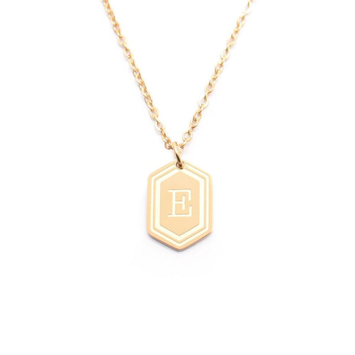 LETTER PENDANT NECKLACE