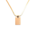 HERRINGBONE PENDENT